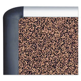 MasterVision® Tech Cork Board, 36 x 24, Tan Surface, Silver/Black Aluminum Frame (BVCMVI030501) Each