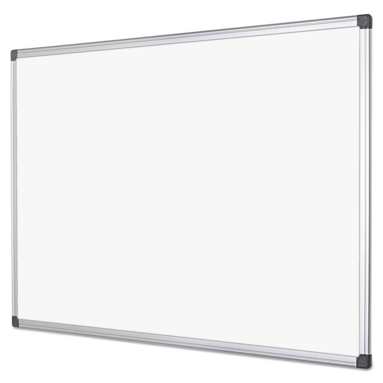 MasterVision® Value Lacquered Steel Magnetic Dry Erase Board, 72 x 48, White Surface, Silver Aluminum Frame (BVCMA2707170) Each