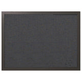 MasterVision® Designer Fabric Bulletin Board, 24 x 18, Black Surface, Black MDF Wood Frame (BVCFB0471168) Each