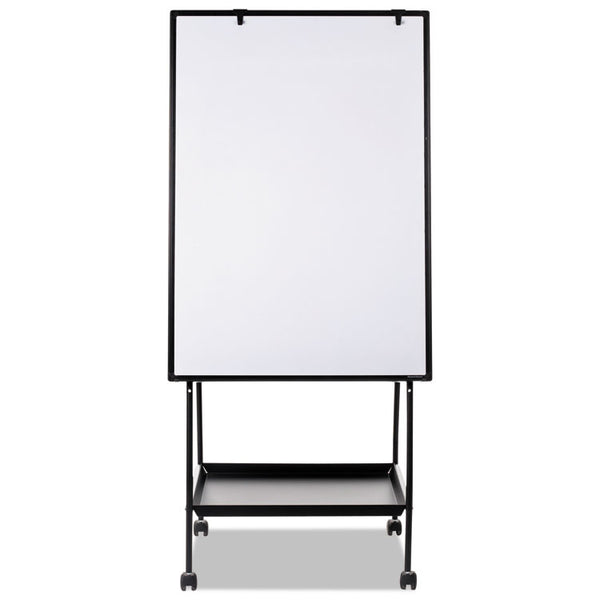 MasterVision® Creation Station Dry Erase Board, 29.5 x 74.88, White Surface, Black Metal Frame (BVCEA49125016) Each