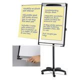 MasterVision® Platinum Mobile Easel, 29 x 41, White Surface, Black Plastic Frame (BVCEA48066720) Each