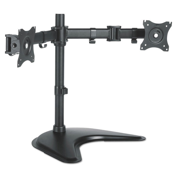 Kantek Dual Monitor Articulating Desktop Stand, For 13" to 27" Monitors, 32" x 13" x 17.5", Black, Supports 18 lb (KTKMA225) Each