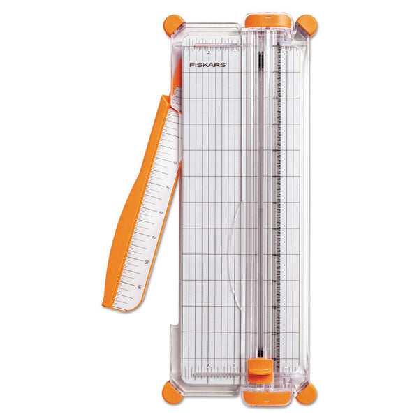 Fiskars® Personal Paper Trimmer, 7 Sheets, 12" Cut Length, Plastic Base, 5.5 x 14 (FSK1544501012)