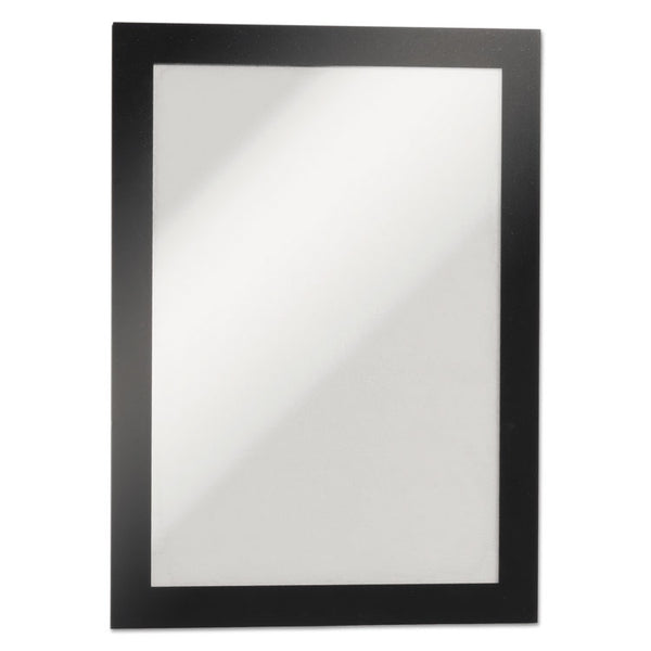 Durable® DURAFRAME Sign Holder, 5.5 x 8.5, Black Frame, 2/Pack (DBL491301) Pack of 2