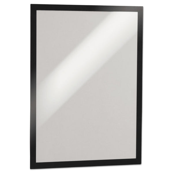 Durable® DURAFRAME Sign Holder, 11 x 17, Black Frame, 2/Pack (DBL476901)