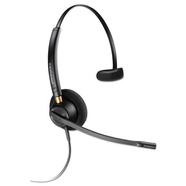 poly® EncorePro 510 Monaural Over The Head Headset, Black (PLNHW510)