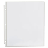 Universal® Top-Load Poly Sheet Protectors, Economy, Letter, 100/Box (UNV21130)