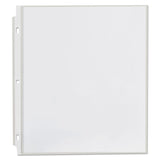 Universal® Top-Load Poly Sheet Protectors, Standard, Letter, Clear, 100/Box (UNV21125)