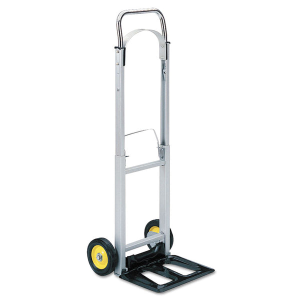 Safco® HideAway Aluminum Hand Truck, 250 lb Capacity, 15.5 x 16.5 x 43.5, Aluminum (SAF4061)