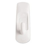 Command™ General Purpose Hooks, Small, Plastic, White, 1 lb Capacity, 24 Hooks and 28 Strips/Pack (MMM17002MPES) Pack of 24