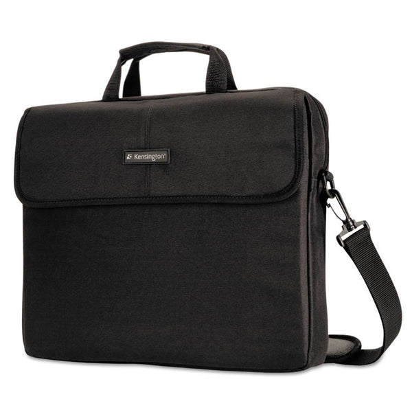 Kensington® Simply Portable Padded Laptop Sleeve, Fits Devices Up to 15.6", Polyester, 17 x 1.5 x 12, Black (KMW62562) Each