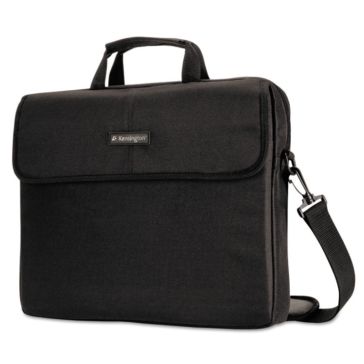 Kensington® Simply Portable Padded Laptop Sleeve, Fits Devices Up to 15.6", Polyester, 17 x 1.5 x 12, Black (KMW62562) Each