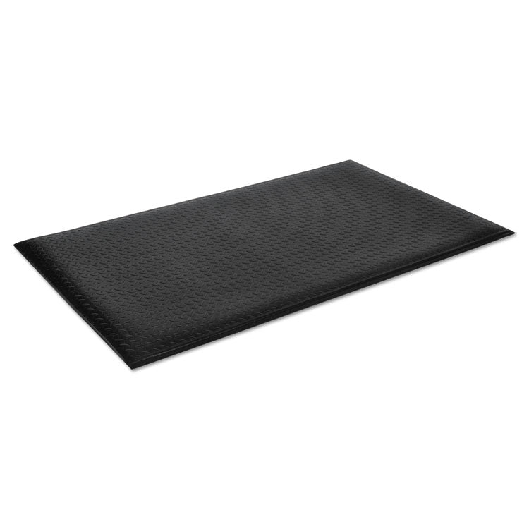 Crown Wear-Bond Comfort-King Anti-Fatigue Mat, Diamond Emboss, 24 x 36, Black (CWNWBZ023KD)