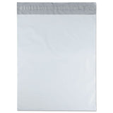 Quality Park™ Redi-Strip Poly Mailer, #5 1/2, Square Flap with Perforated Strip, Redi-Strip Adhesive Closure, 14 x 17, White, 100/Pack (QUA46200) Pack of 100