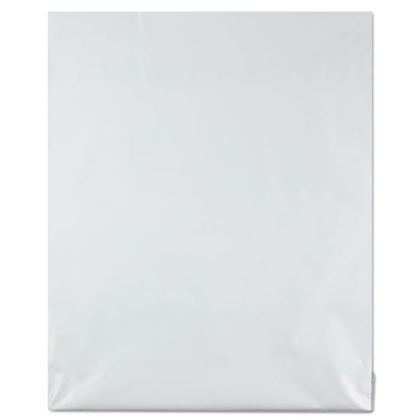 Quality Park™ Redi-Strip Poly Mailer, #5 1/2, Square Flap with Perforated Strip, Redi-Strip Adhesive Closure, 14 x 17, White, 100/Pack (QUA46200) Pack of 100