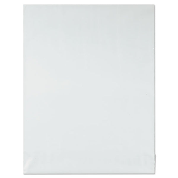 Quality Park™ Redi-Strip Poly Mailer, #4, Square Flap with Perforated Strip, Redi-Strip Adhesive Closure, 10 x 13, White, 100/Pack (QUA46197) Pack of 100