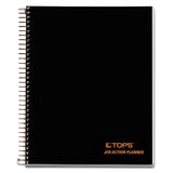 TOPS™ JEN Action Planner, 1-Subject, Narrow Rule, Black Cover, (100) 8.5 x 6.75 Sheets (TOP63828) Each