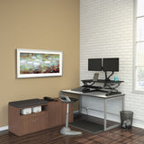 Alera® Reversible Laminate Table Top, Rectangular, 59.38w x 29.5d, White/Gray (ALETT6030WG) Each