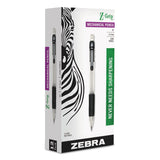 Zebra® Z-Grip Mechanical Pencil, 0.7 mm, HB (#2), Black Lead, Clear/Black Barrel, Dozen (ZEB52410) Case of 12