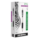 Zebra® Z-Grip Mechanical Pencil, 0.5 mm, HB (#2), Black Lead, Clear/Black Barrel, Dozen (ZEB52310) Case of 12