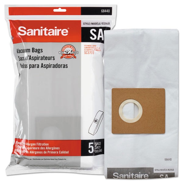 Sanitaire® Style SA Disposable Dust Bags for SC3700A, 5/Pack, 10 Packs/Carton (EUR6844010)