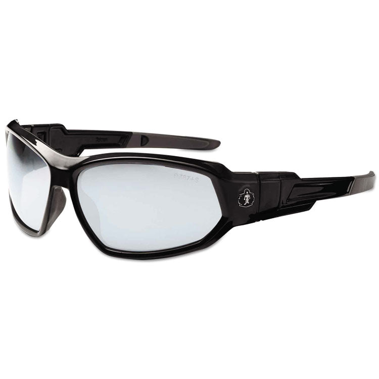 Ergodyne Skullerz Loki Safety Glasses/Goggles, Black Frame/In/Outdoor Lens,Nylon/Polycarb (EGO56080) Each