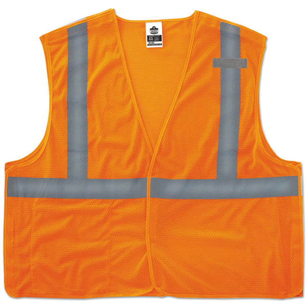 ergodyne® GloWear 8215BA Type R Class 2 Econo Breakaway Mesh Vest, Large to X-Large, Orange (EGO21065) Each