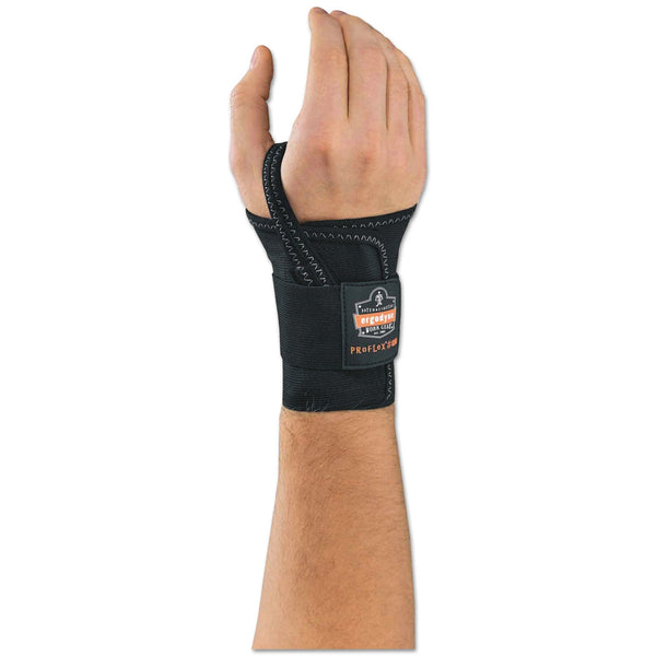 Ergodyne® ProFlex® 4000 Wrist Supports, Black, Large, Left (EGO70016) Each