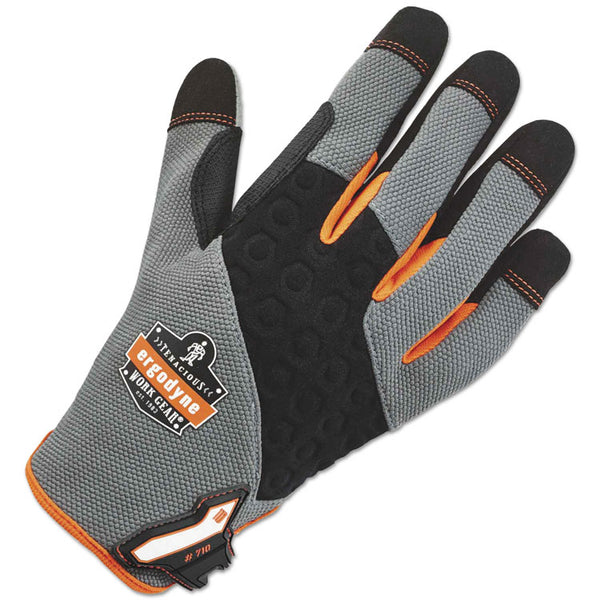 ergodyne® ProFlex 710 Heavy-Duty Utility Gloves, Gray, X-Large, 1 Pair (EGO17045) 1 Pair