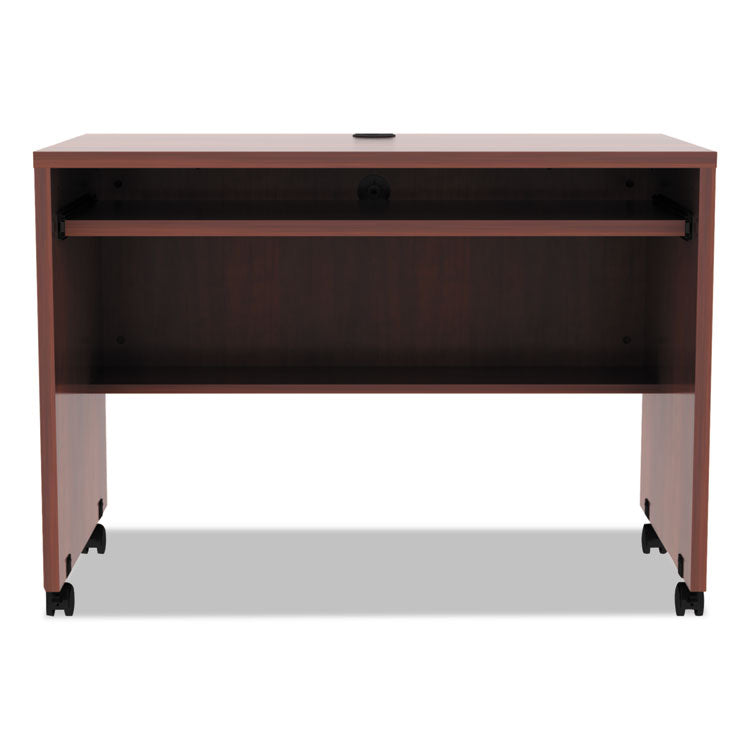 Alera® Alera Valencia Series Mobile Workstation Desk, 41.38" x 23.63" x 30", Medium Cherry (ALEVA204224MC)