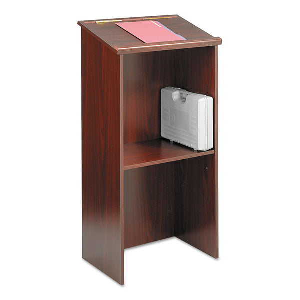 Safco® Stand-Up Lectern, 23 x 15.75 x 46, Mahogany (SAF8915MH) Each