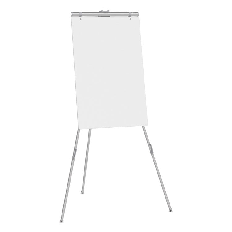 Quartet® Aluminum Heavy-Duty Display Easel, 38" to 66" High, Aluminum, Silver (QRT55E)