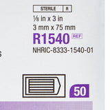 Steri-Strip™ Skin Closure Strip 1/8 X 3 Inch Nonwoven Material Reinforced Strip White (5779_BX) 50/BX
