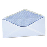 Universal® Open-Side Security Tint Business Envelope, #10, Monarch Flap, Gummed Closure, 4.13 x 9.5, White, 500/Box (UNV35202) Box of 500