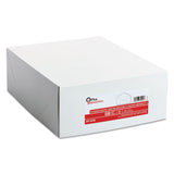 Office Impressions® White Envelope, #10, Commercial Flap, Gummed Closure, 4.13 x 9.5, White, 500/Box (OFF82292) Box of 500