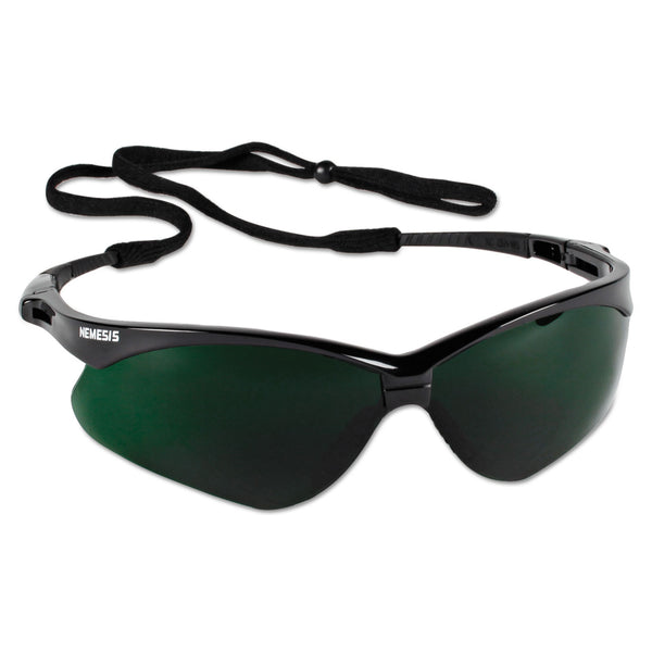 KleenGuard™ V30 Nemesis Safety Eyewear, Black Frame/IRUV 5 Lens, Nylon/Polycarb (ANS25671) Each