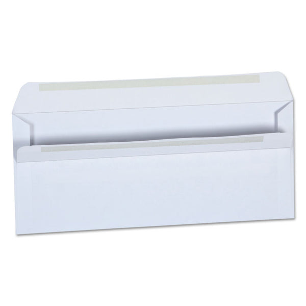 Universal® Self-Seal Business Envelope, #10, Square Flap, Self-Adhesive Closure, 4.13 x 9.5, White, 500/Box (UNV36100)