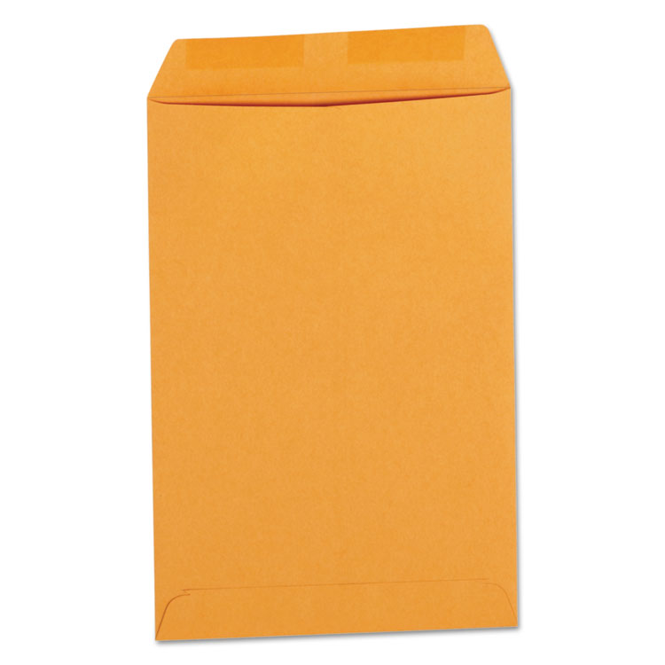 Universal® Catalog Envelope, 24 lb Bond Weight Kraft, #1, Square Flap, Gummed Closure, 6 x 9, Brown Kraft, 500/Box (UNV40105) Pack of 500