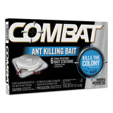 Combat® Combat Ant Killing System, Child-Resistant, Kills Queen and Colony, 6/Box, 12 Boxes/Carton (DIA45901CT) 12 Packs of 6