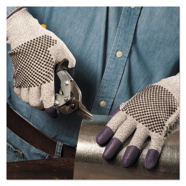 KleenGuard™ G60 PURPLE NITRILE* Cut-Resistant Gloves, EN388: 4340, 7.87" Long, Small (Size 7), Black/White, 12 Pairs/Carton (ANS97430) Case of 12