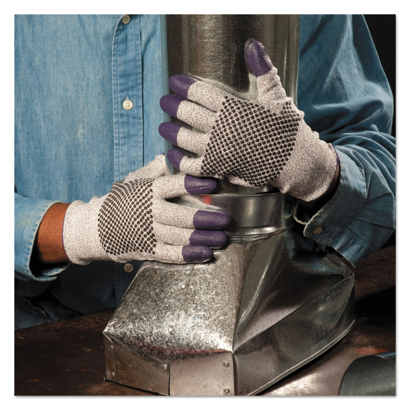 KleenGuard™ G60 PURPLE NITRILE* Cut-Resistant Gloves, EN388: 4340, 7.87" Long, Small (Size 7), Black/White, 12 Pairs/Carton (ANS97430) Case of 12