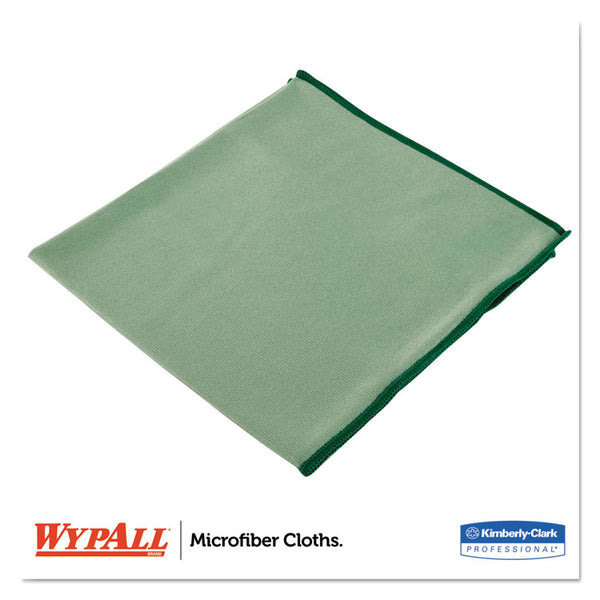 WypAll® Microfiber Cloths, Reusable, 15.75 x 15.75, Green, 24/Carton (KCC83630CT) 4 Boxes of 6