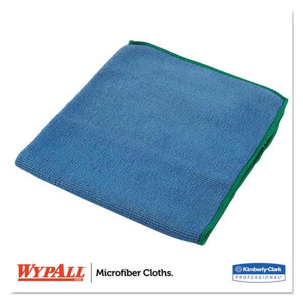 WypAll® Microfiber Cloths, Reusable, 15.75 x 15.75, Blue, 6/Pack (KCC83620)