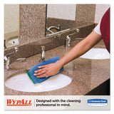 WypAll® Microfiber Cloths, Reusable, 15.75 x 15.75, Blue, 24/Carton (KCC83620CT) 4 Boxes of 6