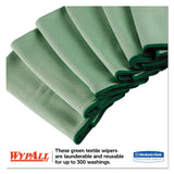 WypAll® Microfiber Cloths, Reusable, 15.75 x 15.75, Green, 6/Pack (KCC83630)