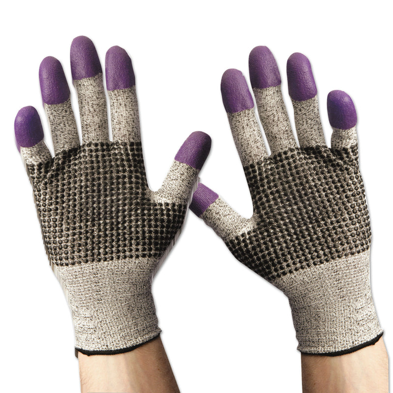 KleenGuard™ G60 PURPLE NITRILE* Cut-Resistant Gloves, EN388: 4340, 7.87" Long, Small (Size 7), Black/White, 12 Pairs/Carton (ANS97430) Case of 12
