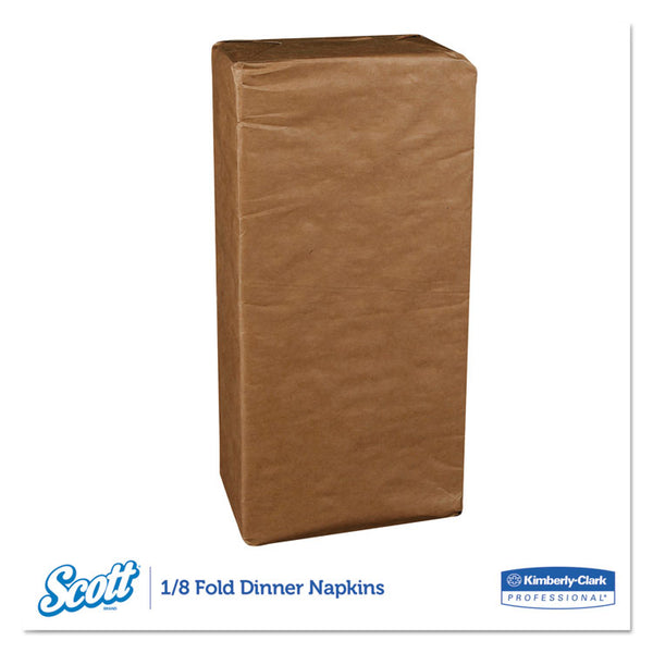 Scott® 1/8-Fold Dinner Napkins, 2-Ply, 17 x 14 63/100, White, 300/Pack, 10 Packs/Carton (KCC98200)
