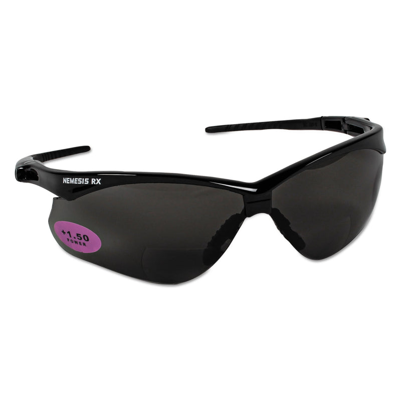 KleenGuard™ Nemesis Readers Safety Glasses, Smoke Frame, Smoke Polycarbonate Lens (ANS22516) Each