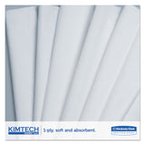 Kimtech™ Precision Wiper, POP-UP Box, 1-Ply, 14.7 x 16.6 Unscented, White, 144/Box (KCC05514)