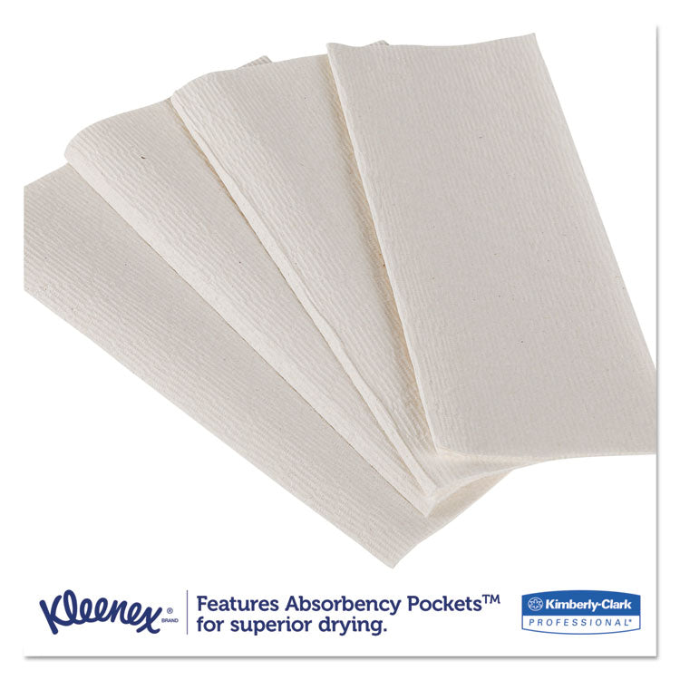 Kleenex® Premiere Folded Towels, 1-Ply, 9.4 x 12,4, White, 120/Pack, 25 Packs/Carton (KCC13254) Case of 3000